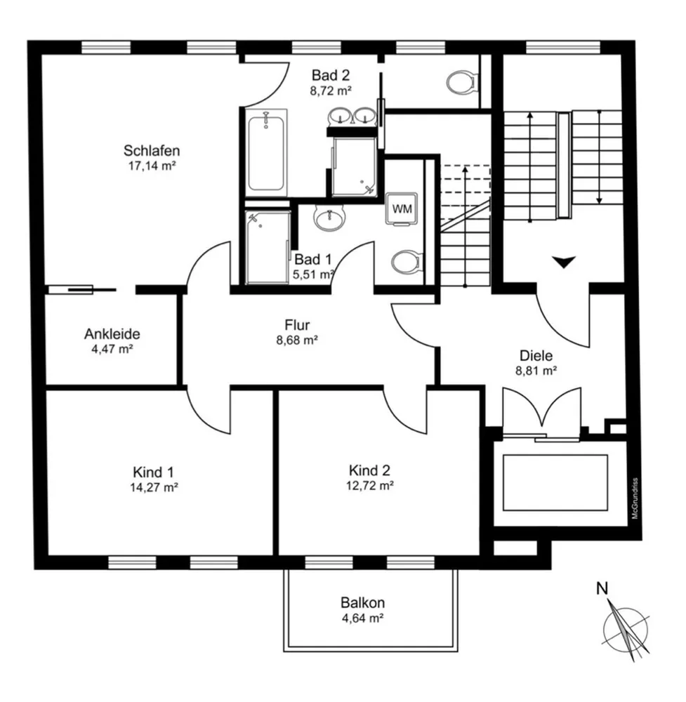 4 Zimmer Wohnung mit 150 m² in München – Bild 10