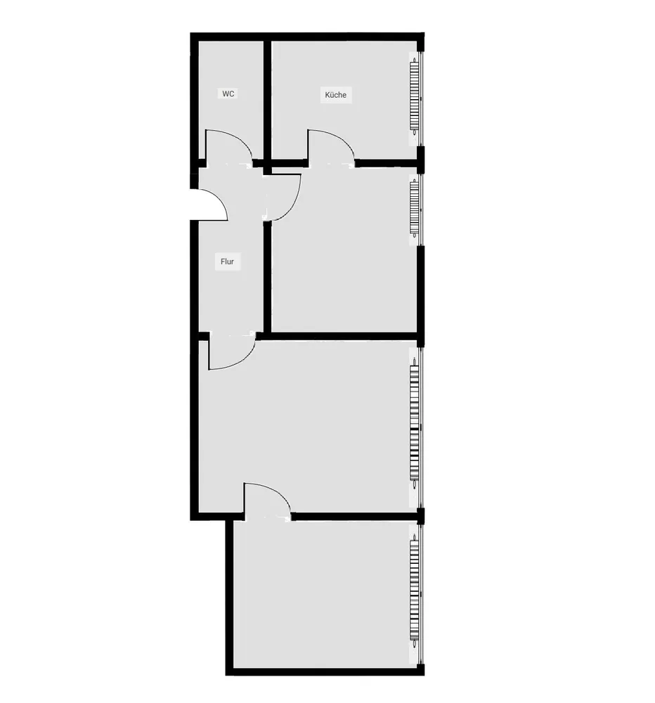 3 room apartment with 55 m² in Nuremberg – Photo 3