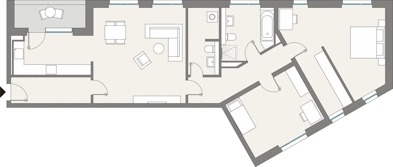 3 room apartment with 117 m² in Leipzig – Photo 10