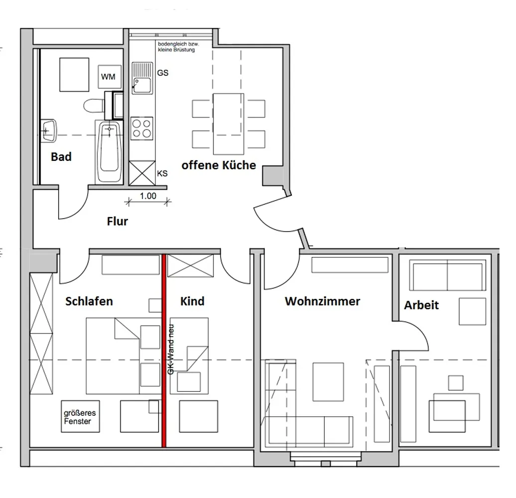 4 Zimmer Wohnung mit 80 m² in Chemnitz – Bild 9