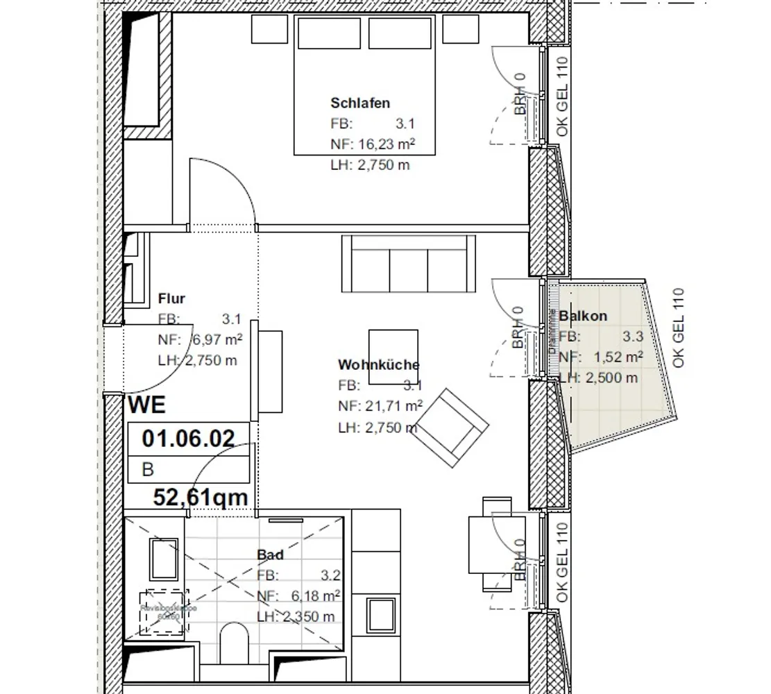2 Zimmer Wohnung mit 53 m² in Berlin – Bild 11