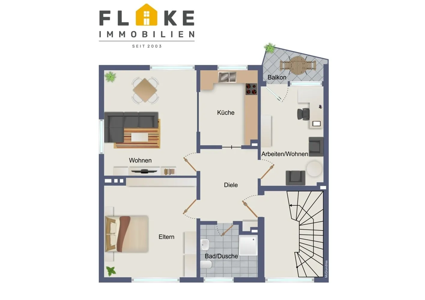 4 Zimmer Wohnung mit 62 m² in Recklinghausen – Bild 10