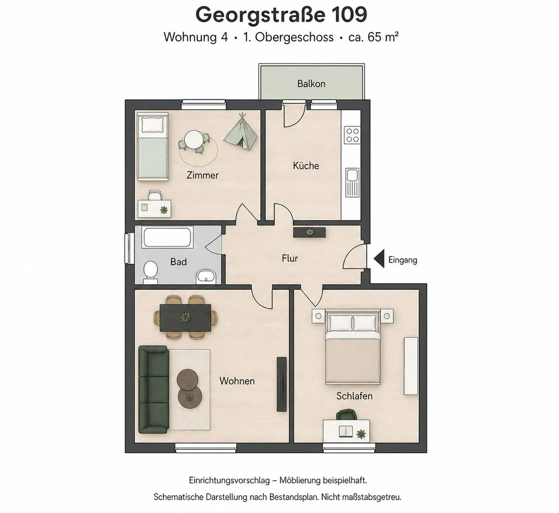 3 Zimmer Wohnung mit 65 m² in Bremen – Bild 7