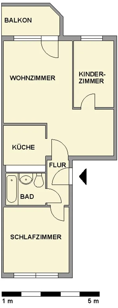 3 room apartment with 55 m² in Chemnitz – Photo 5