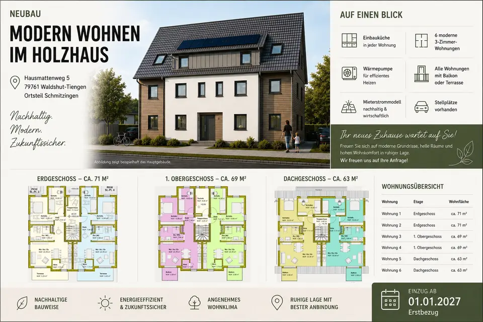3 Zimmer Wohnung mit 71 m² in Waldshut-Tiengen – Bild 5