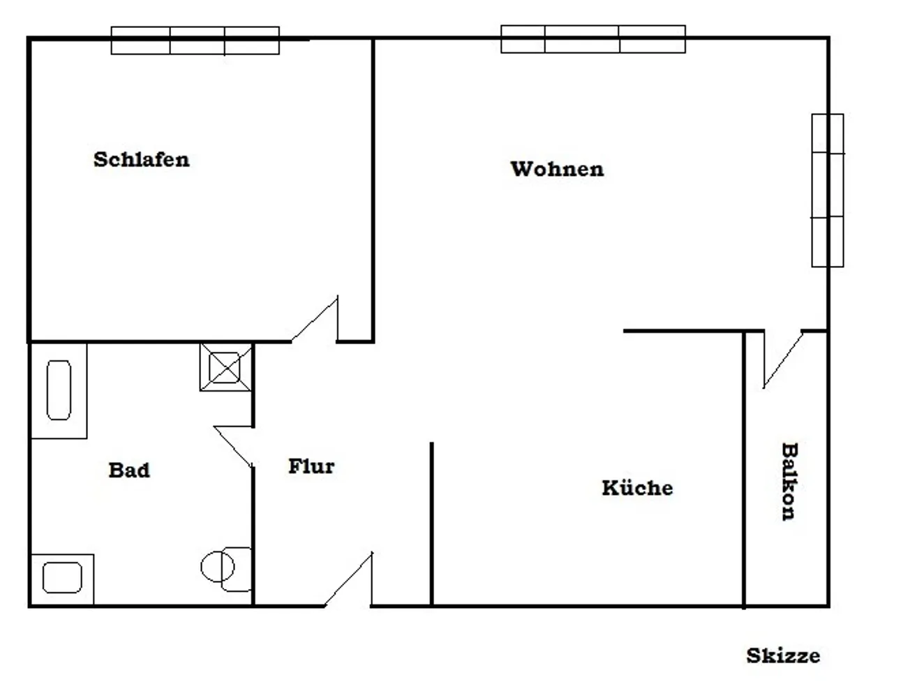 2 Zimmer Wohnung mit 73 m² in Halle (Saale) – Bild 3