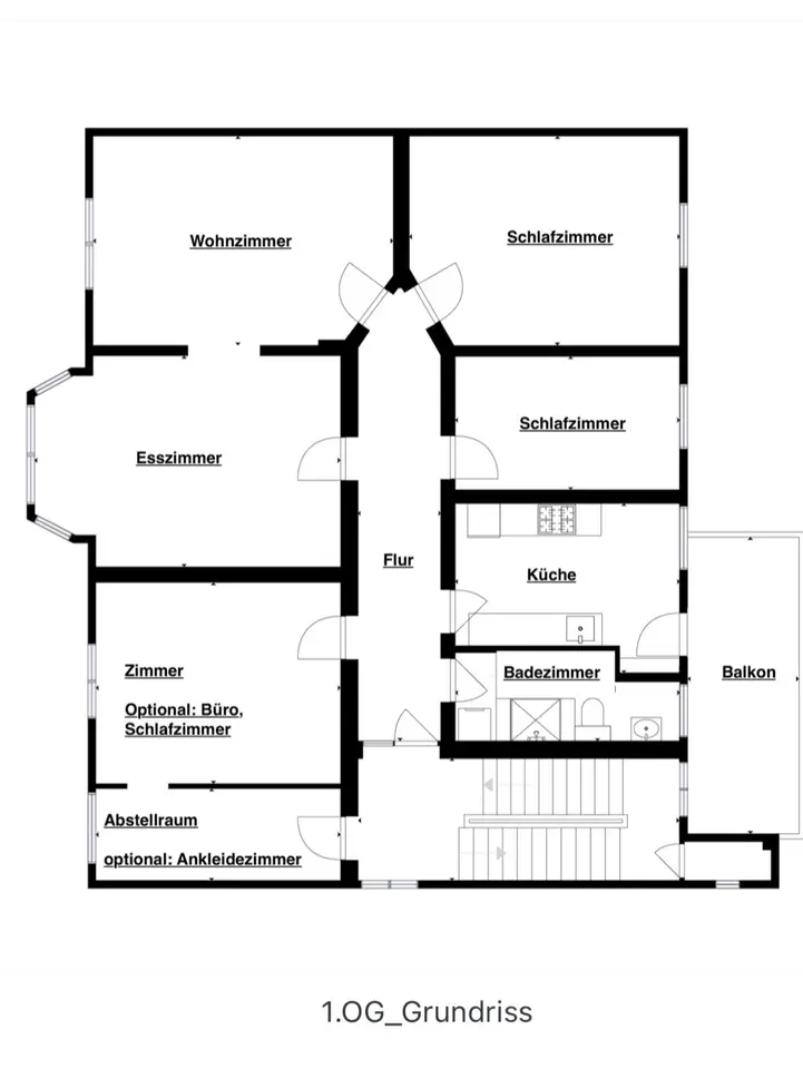 6 Zimmer Wohnung mit 127 m² in Hamm – Bild 5