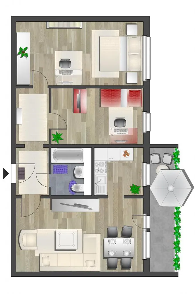 3 Zimmer Wohnung mit 68 m² in Chemnitz – Bild 4