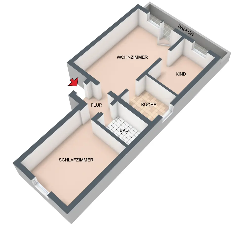 3 Zimmer Wohnung mit 65 m² in Rathenow – Bild 9