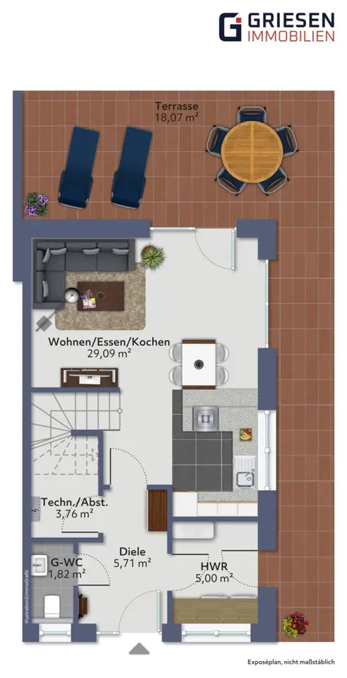 3 Zimmer Haus mit 86 m² in Meppen – Bild 3