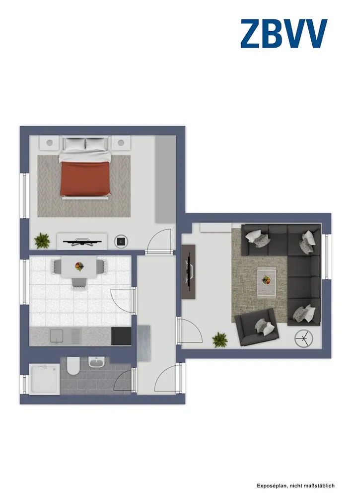 2 Zimmer Wohnung mit 43 m² in Kiel – Bild 7