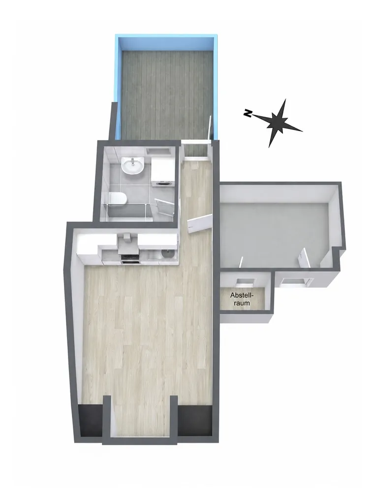 1 Zimmer Wohnung mit 38 m² in Krefeld – Bild 8