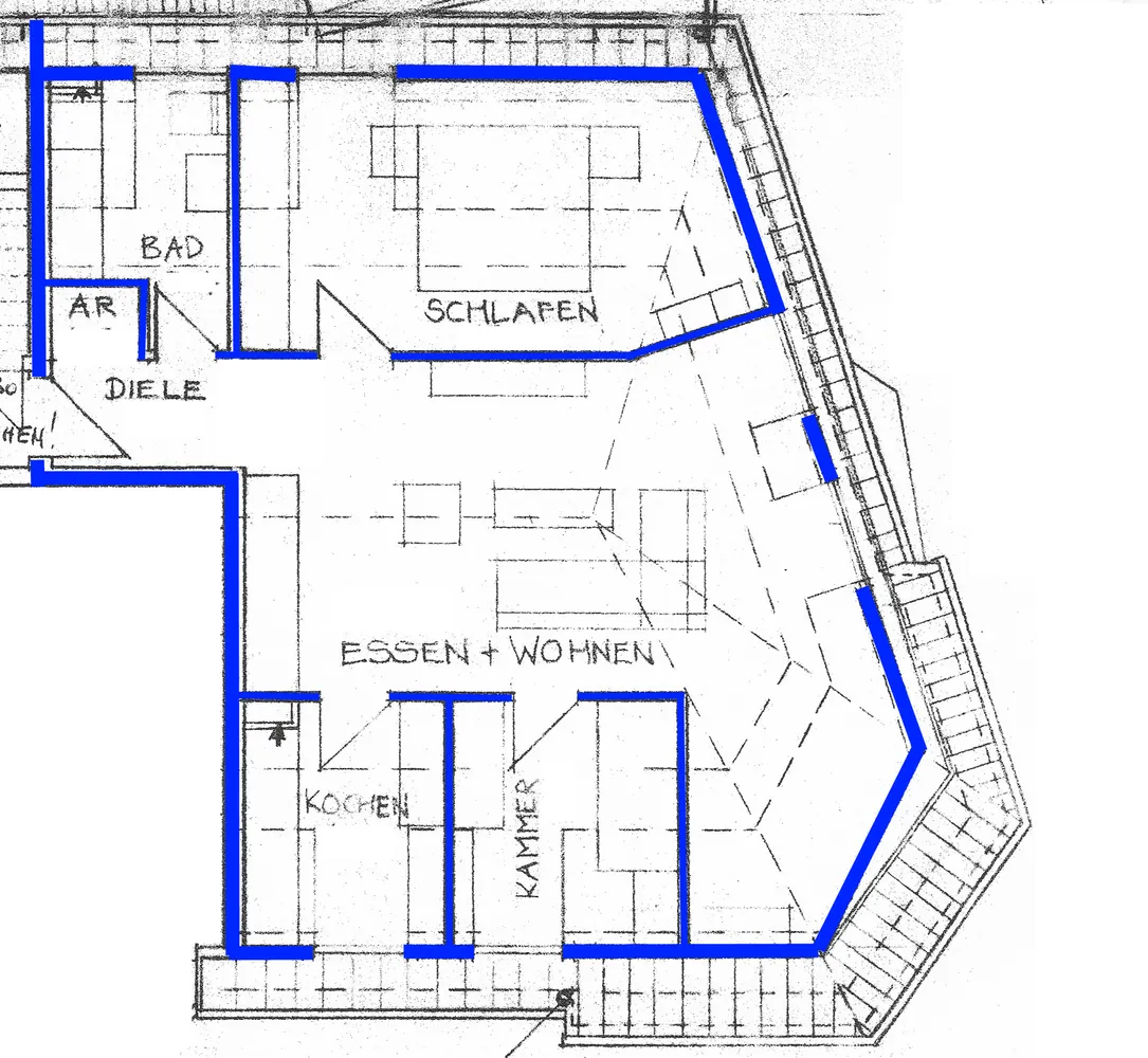 3 Zimmer Wohnung mit 63 m² in Aachen – Bild 2