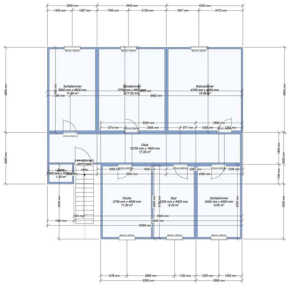 4 Zimmer Wohnung mit 100 m² in Zwickau – Bild 10