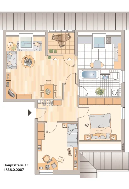 3 Zimmer Wohnung mit 65 m² in Velbert – Bild 2