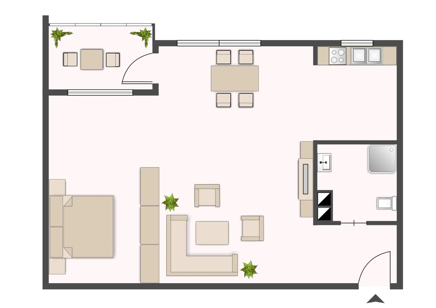 2 Zimmer Wohnung mit 39 m² in Frankfurt am Main – Bild 6