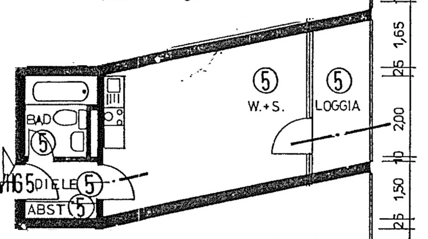 1 Zimmer Wohnung mit 26 m² in Köln – Bild 4
