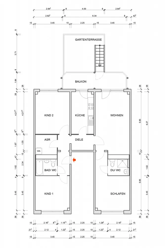 4 room apartment with 99 m² in Chemnitz – Photo 6
