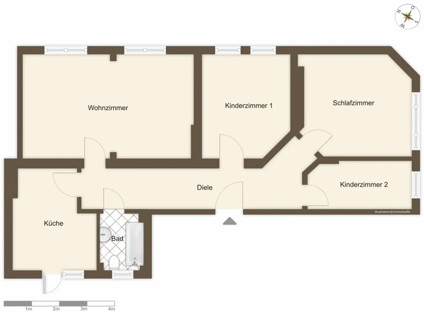 4 Zimmer Wohnung mit 91 m² in Bremerhaven – Bild 8