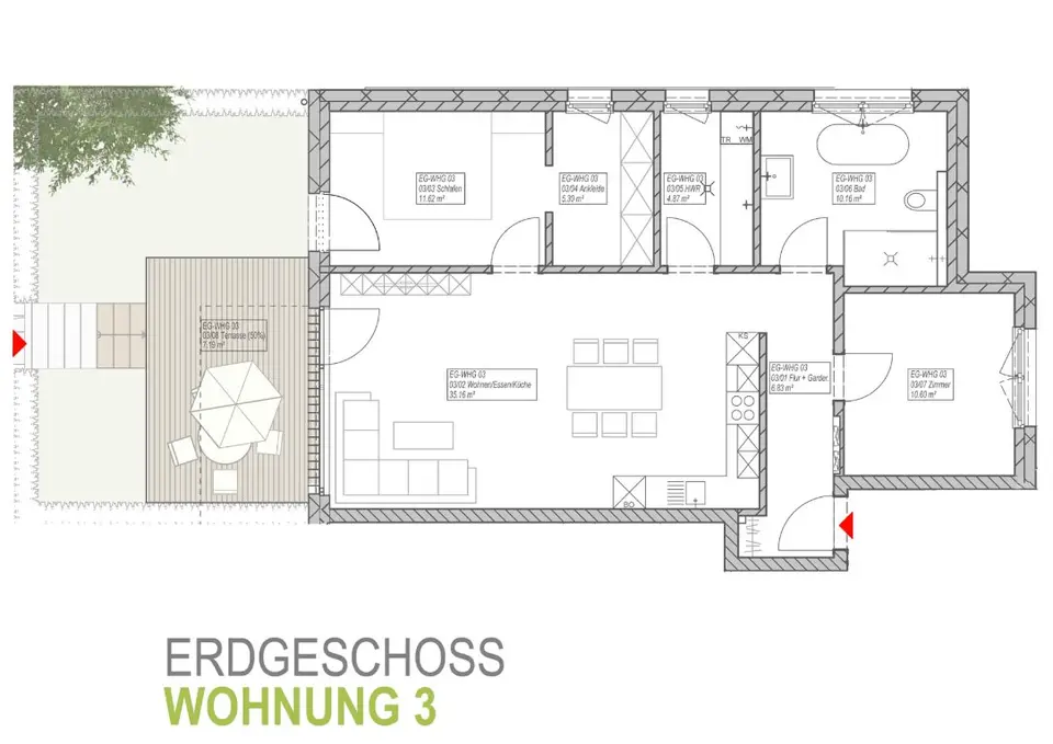 3 Zimmer Wohnung mit 100 m² in Bramsche – Bild 9
