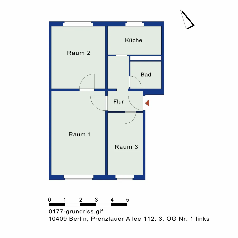 3 Zimmer Wohnung mit 57 m² in Berlin – Bild 6