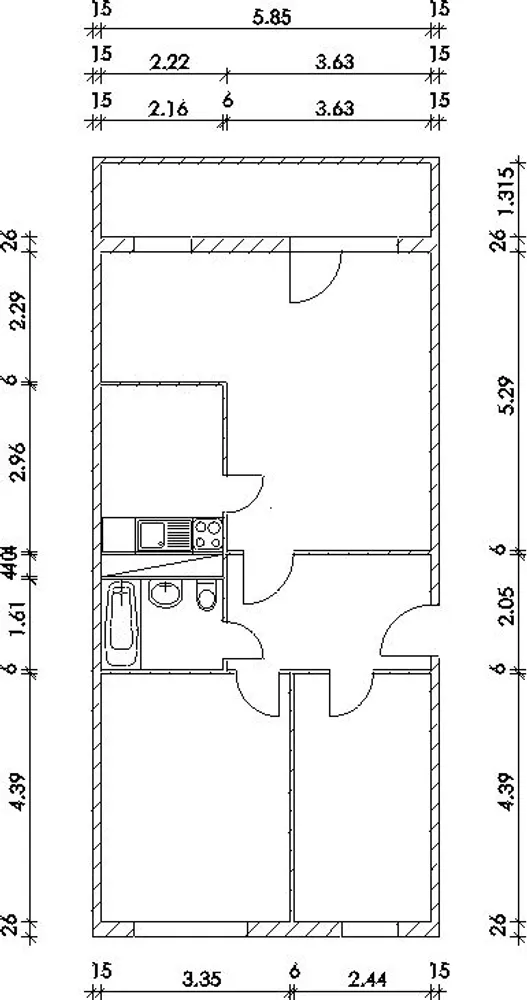 3 room apartment with 69 m² in Berlin – Photo 3
