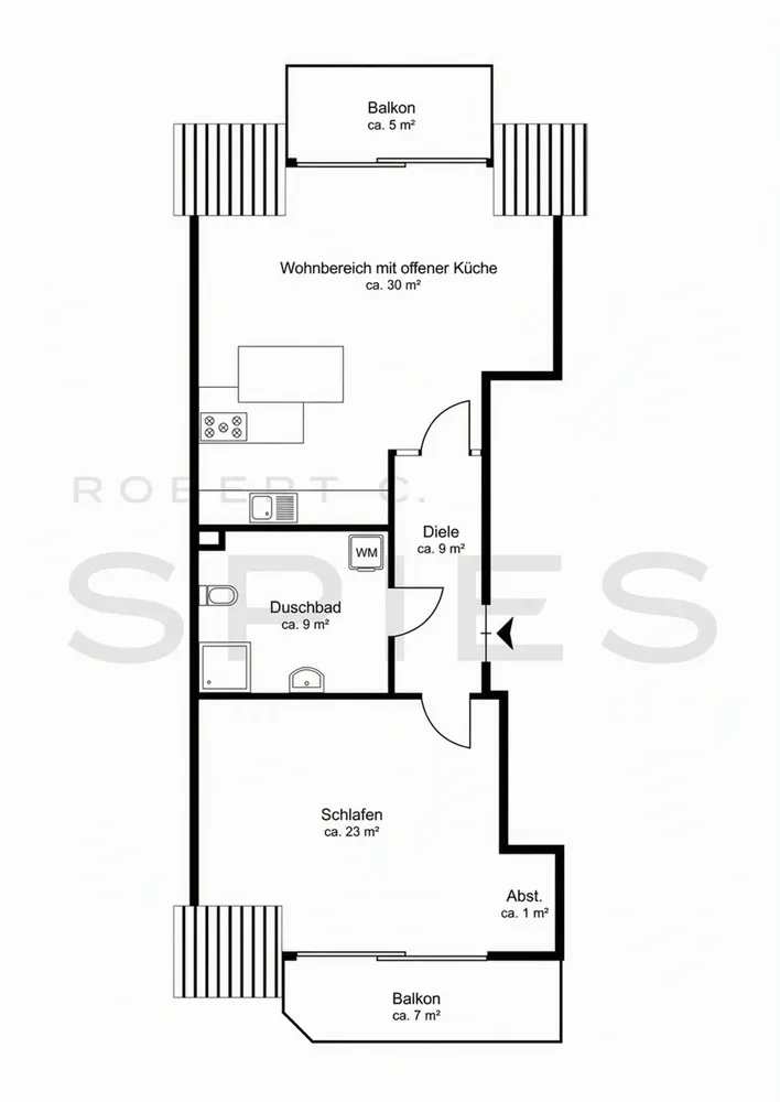 2 Zimmer Wohnung mit 80 m² in Bremen – Bild 7