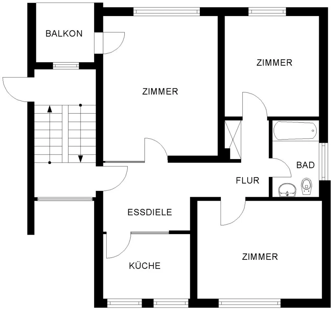3 Zimmer Wohnung mit 74 m² in Bochum – Bild 3