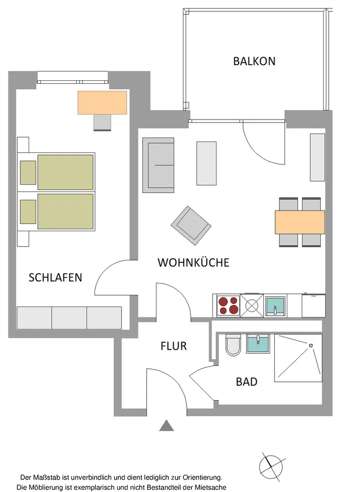 2 Zimmer Wohnung mit 53 m² in Bielefeld – Bild 7