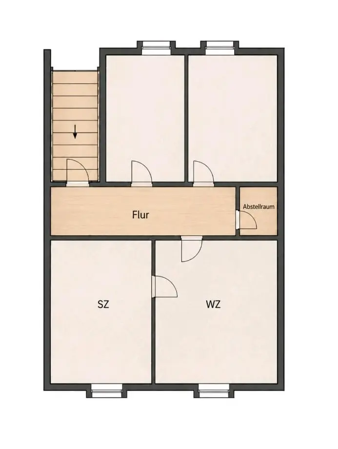 3 Zimmer Wohnung mit 40 m² in Witten – Bild 3