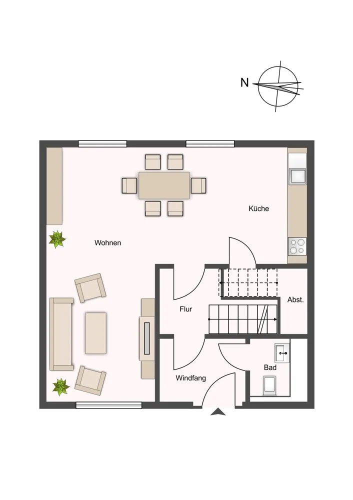2 Zimmer Wohnung mit 79 m² in Lübeck – Bild 2