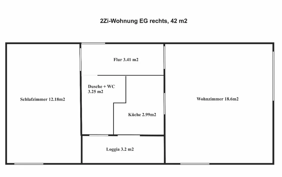2 Zimmer Wohnung mit 41 m² in Seesen – Bild 5