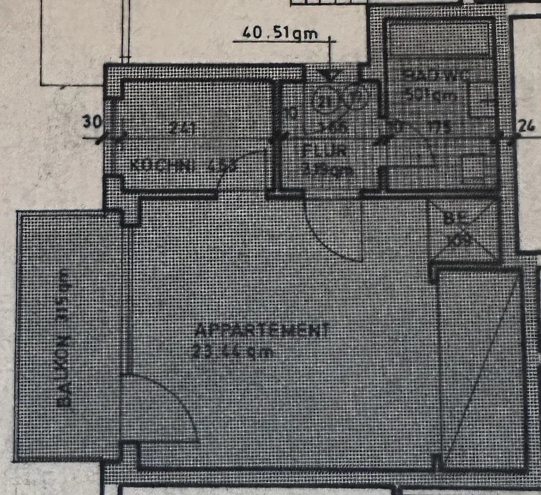 1 Zimmer Wohnung mit 41 m² in München – Bild 3
