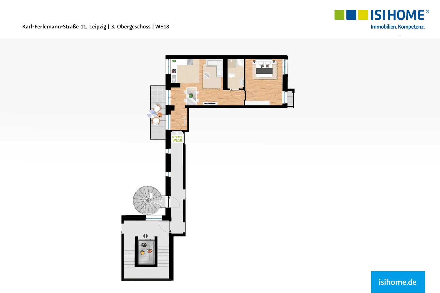 2 Zimmer Wohnung mit 54 m² in Leipzig – Bild 6