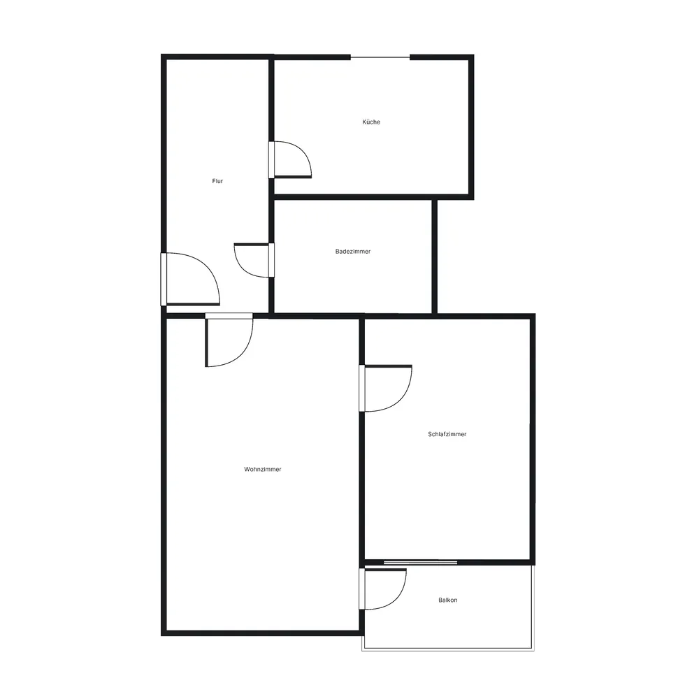2 Zimmer Wohnung mit 54 m² in Hannover – Bild 2