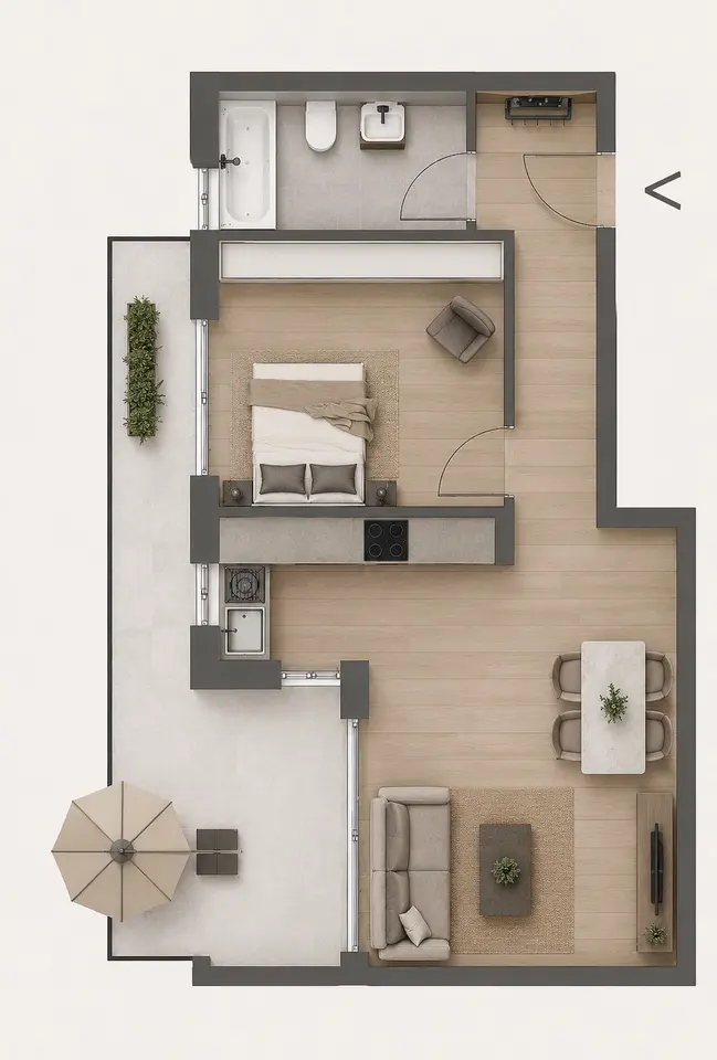 2 Zimmer Wohnung mit 61 m² in Mainz – Bild 5