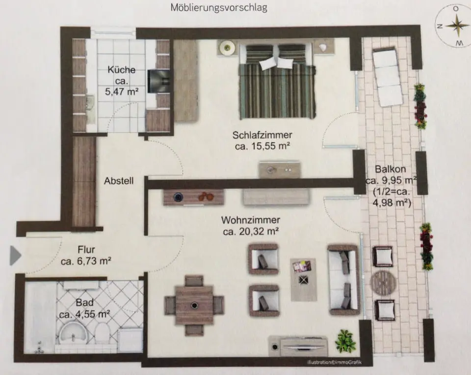 2 Zimmer Wohnung mit 70 m² in Fürstenfeldbruck – Bild 7