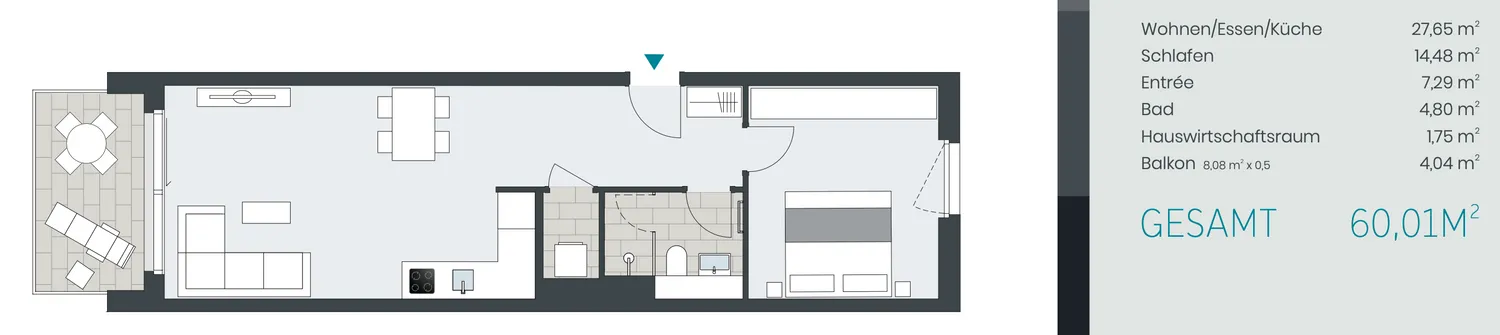 2 Zimmer Wohnung mit 60 m² in Berlin – Bild 9