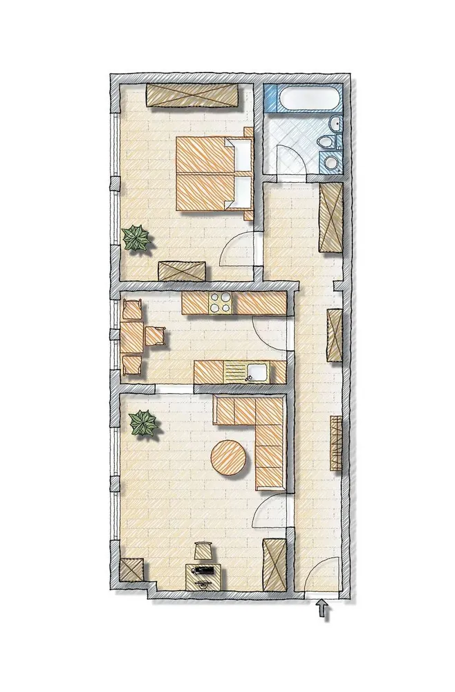 2 Zimmer Wohnung mit 60 m² in Nürnberg – Bild 7