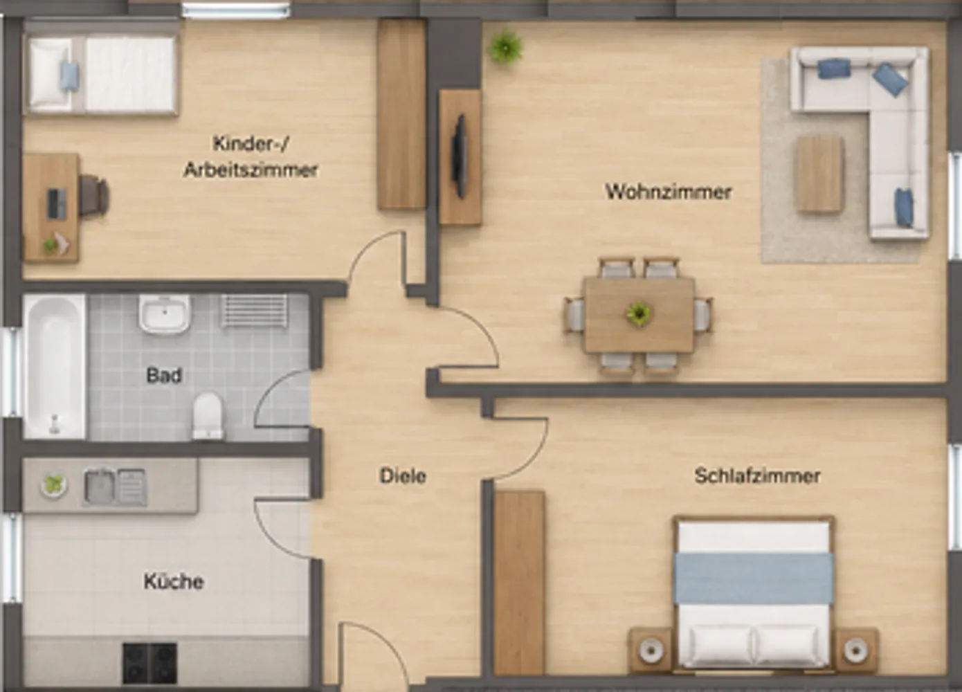 3 Zimmer Wohnung mit 66 m² in Hattingen – Bild 12