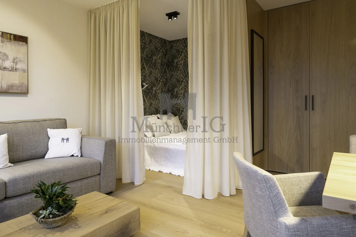 1 room apartment with 34 m² in Munich – Photo 6