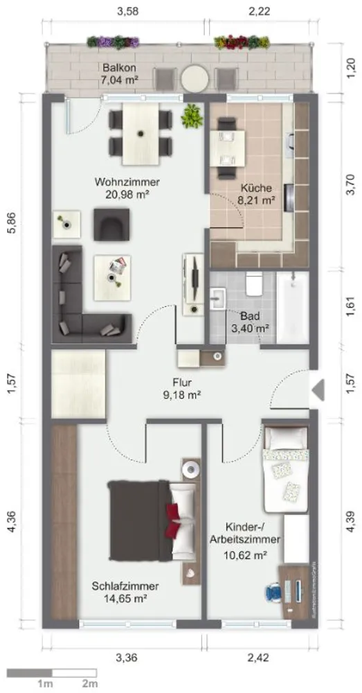 3 Zimmer Wohnung mit 70 m² in Görlitz – Bild 8
