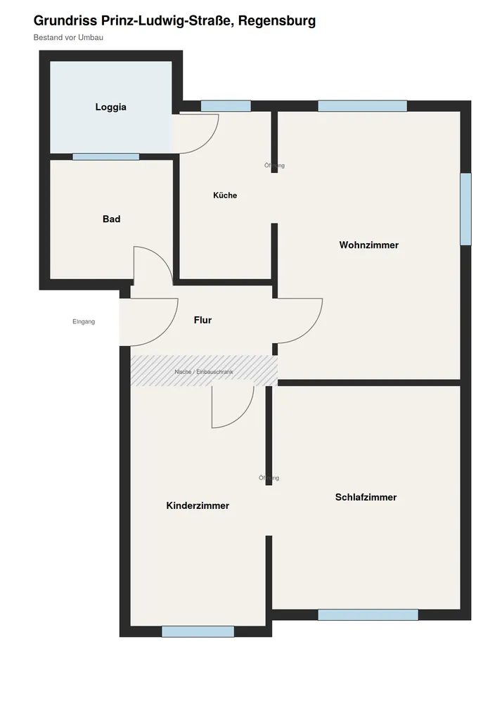 3 Zimmer Wohnung mit 64 m² in Regensburg – Bild 1