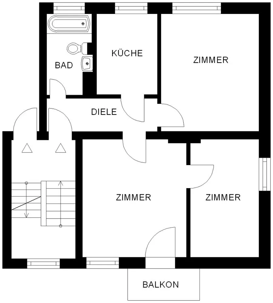 3 Zimmer Wohnung mit 54 m² in Bochum – Bild 4