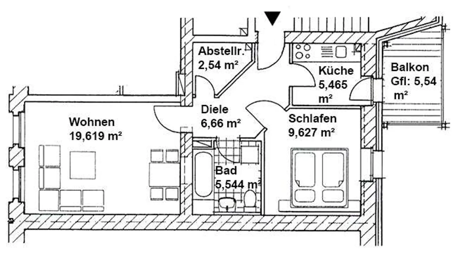2 room apartment with 52 m² in Chemnitz – Photo 11