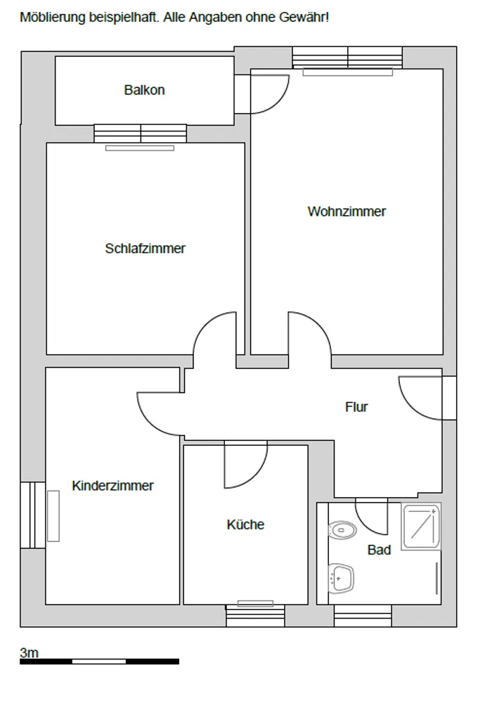 3 Zimmer Wohnung mit 67 m² in Braunschweig – Bild 5