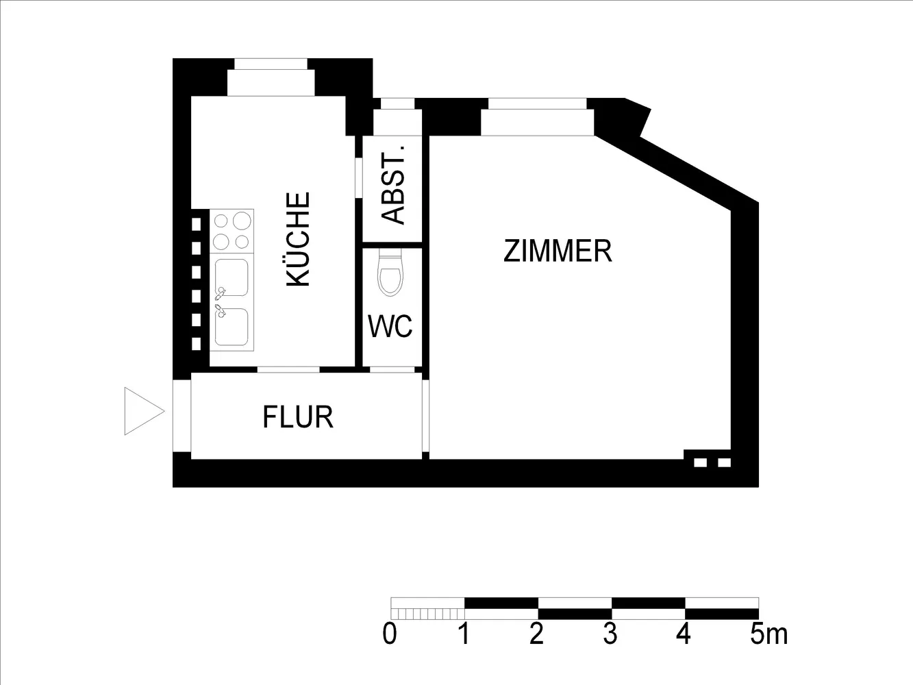 1 Zimmer Wohnung mit 31 m² in Berlin – Bild 4