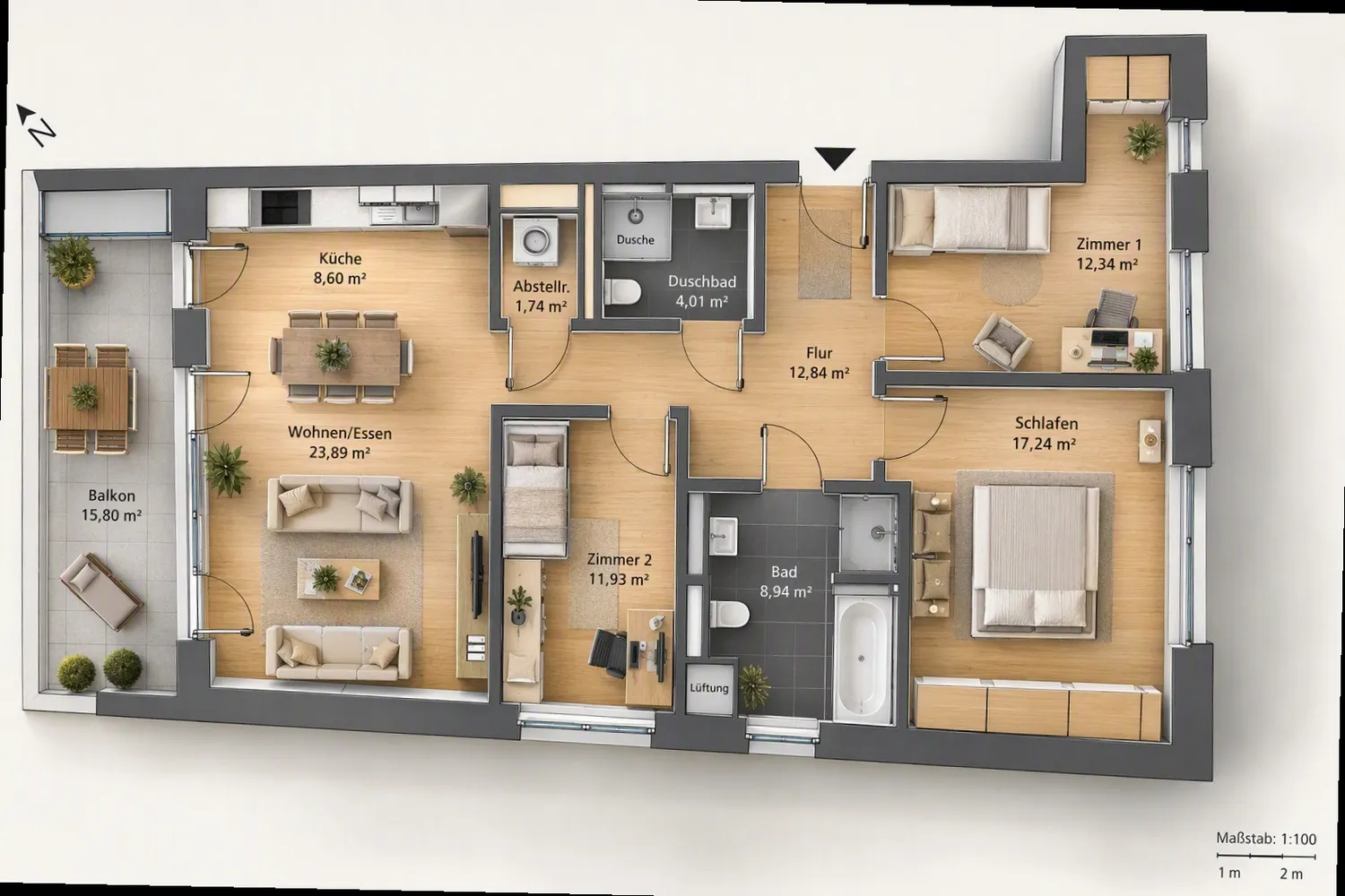 4 Zimmer Wohnung mit 109 m² in Heidelberg – Bild 6