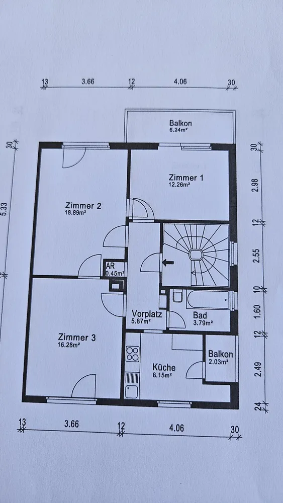 3 Zimmer Wohnung mit 69 m² in Stuttgart – Bild 2