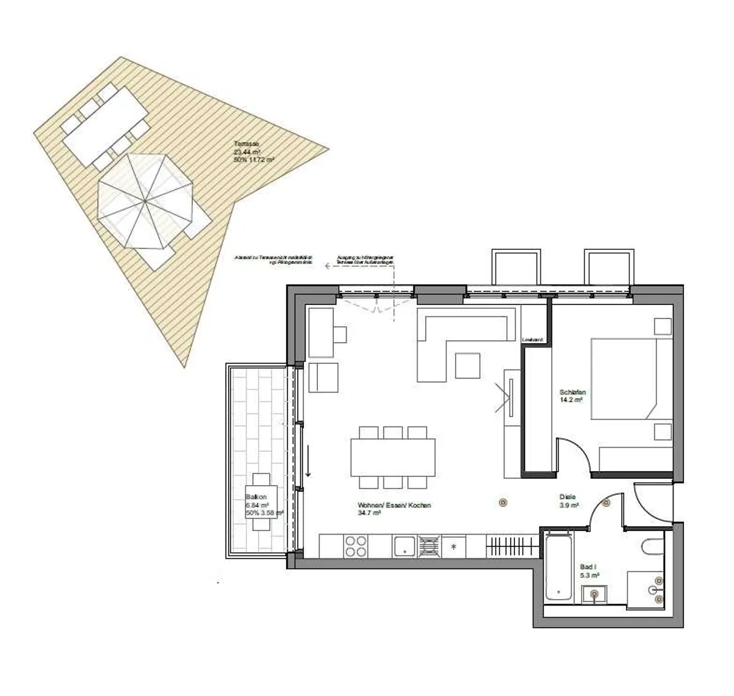 3 Zimmer Wohnung mit 73 m² in Stuttgart – Bild 12